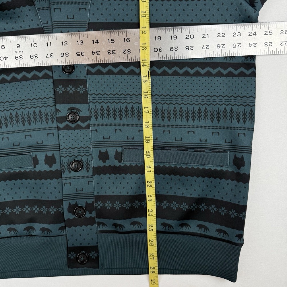 Greyson Golf XL Spirit Chaser Chene Shawl Collar Cardigan Sweate Performance NWT - Picture 7 of 7